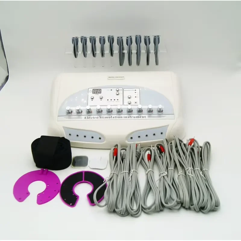 AURO New Russian Waves Microcurrent EMS Electric Muscle Stimulator Body Massager Weight Loss Electro Myostimulation Machine