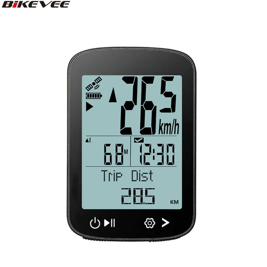AliExpress Bikevee 9 Languages Multifunction GPS Wireless Bike Computer IPX7 Waterproof Bicycle Speedometer Odometer with auto Backlight Bracket