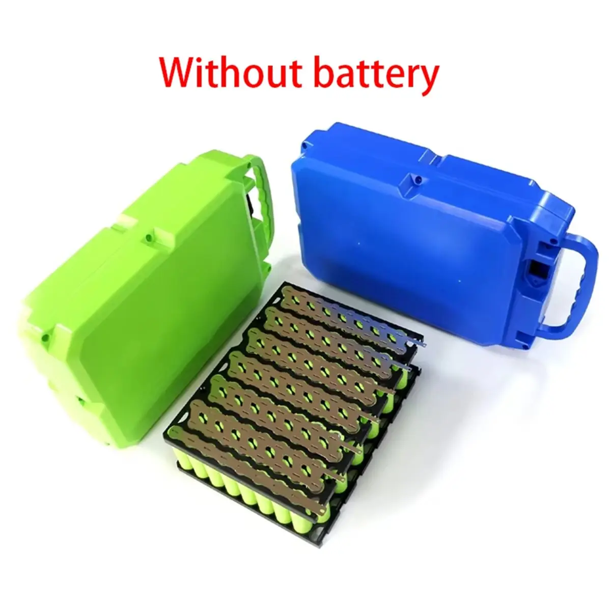 KSOL 48V 30A E-Bike Battery Case Storage Box 13S 8P 18650 Holder Strip Electric Motorcycle Protection Circuit Green - view 5