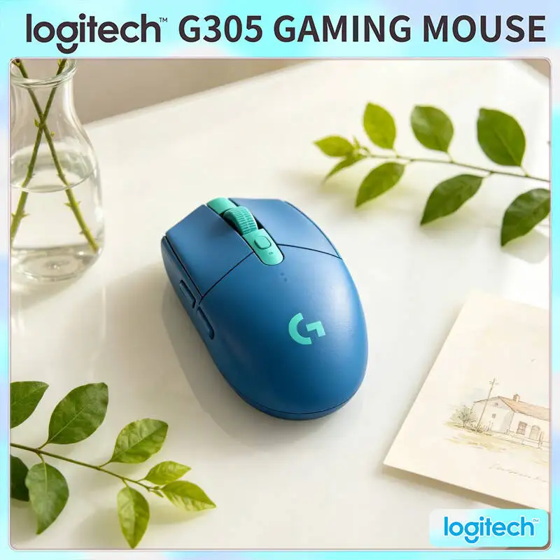 

Logitech G305 LIGHTSPEED Mouse for Gaming, 12000 DPI HERO, 6 Custom Buttons, 250h Battery, 99g, PC Mac Gamers Pick
