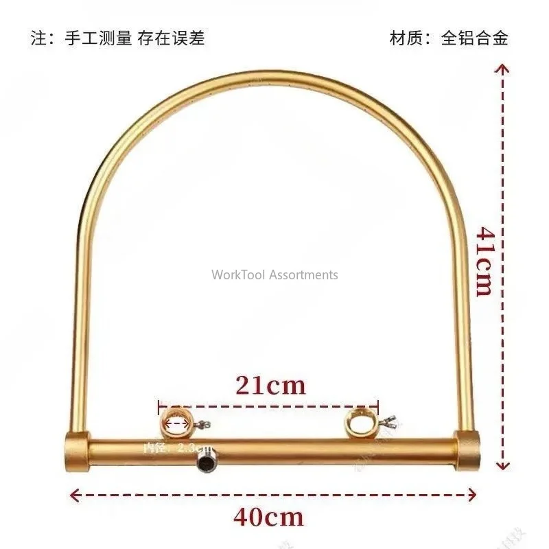 Integrated Water Circulation Curved Pipe Bracket Full Kit, Luxury Head Therapy Shampoo Bed Water Cycle Pipe Replacement Parts
