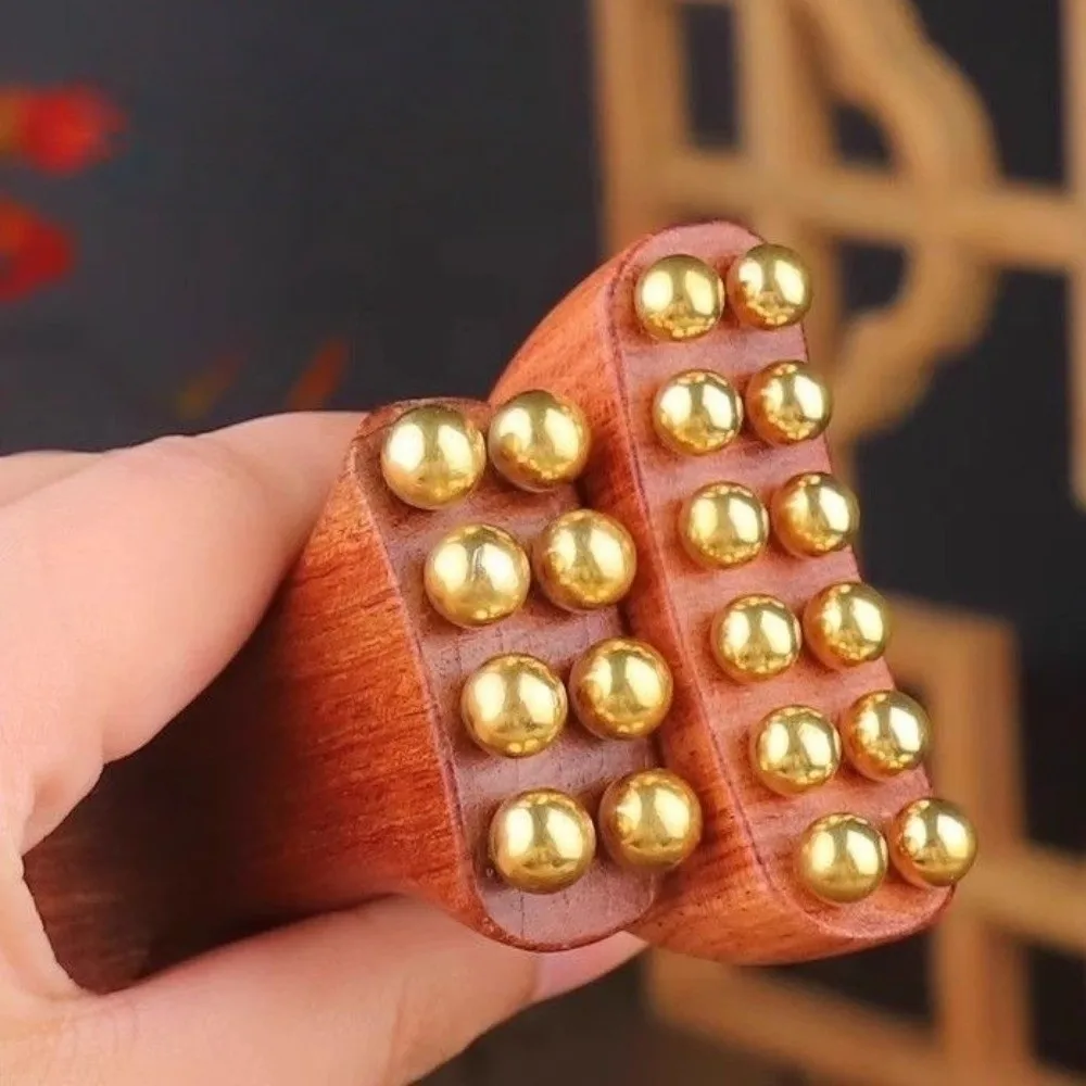 

Reduce Puffiness Rosewood Massager Natural Material Face Lifting and Tightening Brass Meridian Brush Skin Scraping