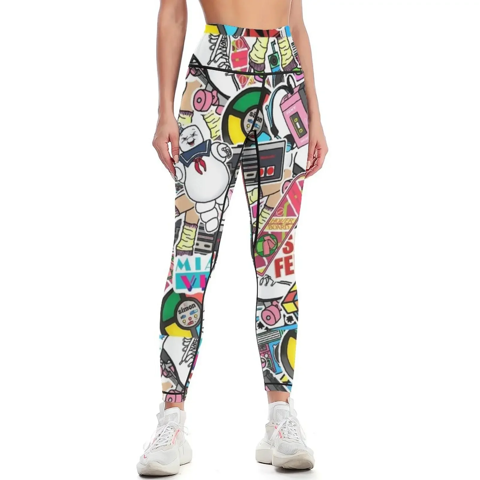 

80s Mash Leggings Legging sexy woman Sports female sports for push up exercise clothing for Womens Leggings