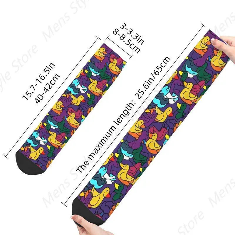 Chaussettes DLIGHTSocks colorées pour hommes et femmes, chaussettes de sport chaudes, impression 3D, dessin animé, football, mode