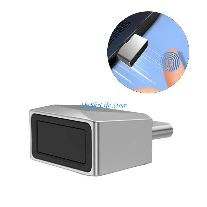 

E65E Type C USB C Finger -Отпечаток считывателя Гномой