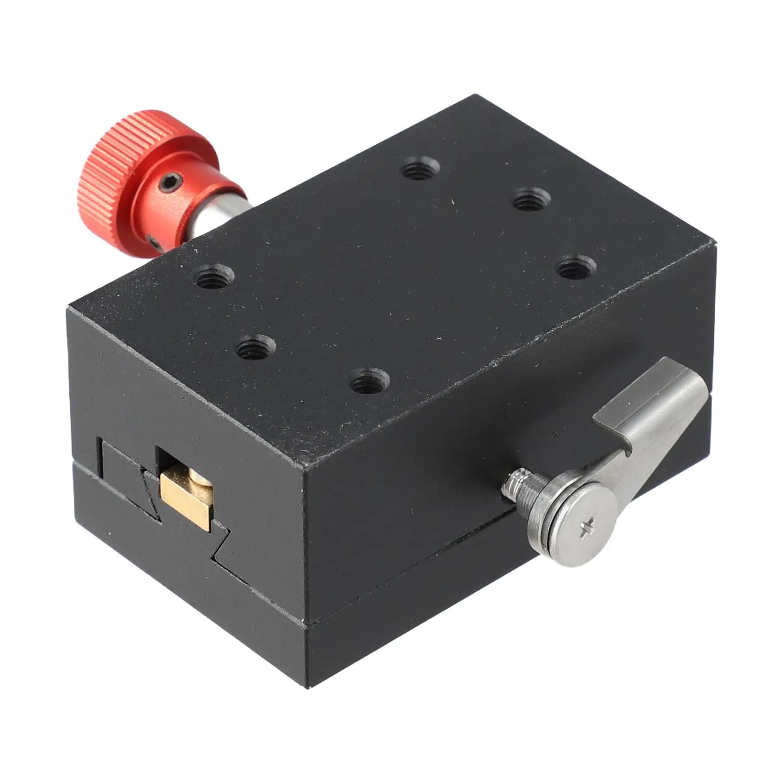 (Approx.) 60*38*28mm Linear Translation Stage 40mm Displacement Stage Tools Precision Motion Controller Black Anodized Finish