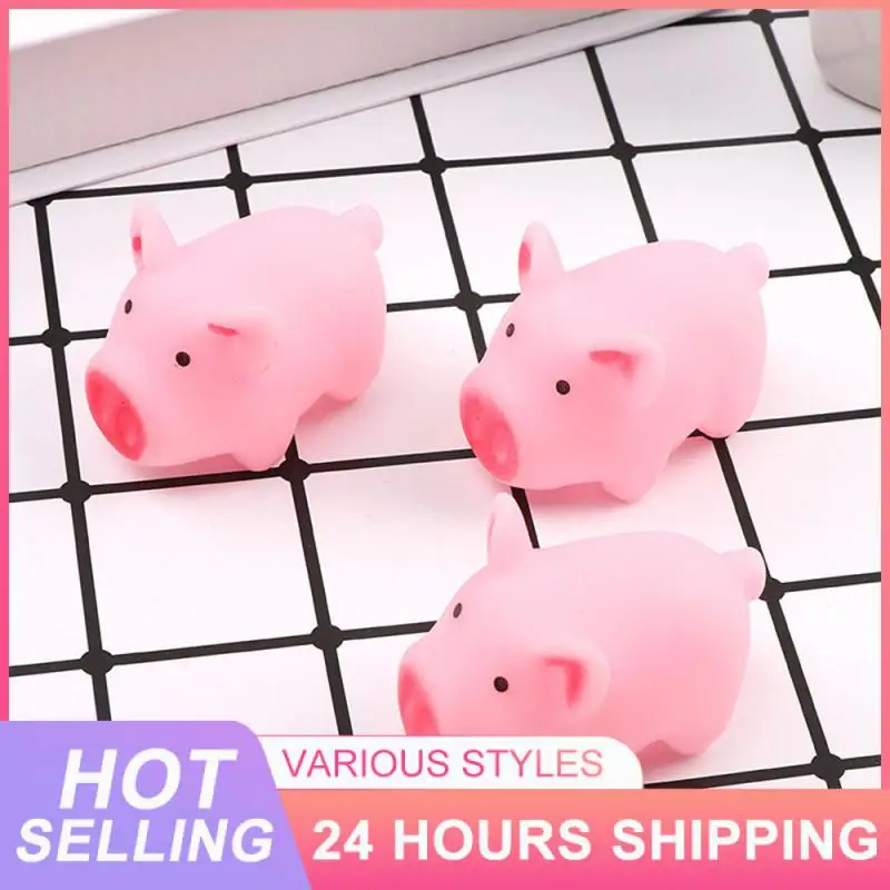 Pet Toy Anti-stress Ball Animal Models Screaming Pig Stress Relief Toy Squeeze Toys Kawaii Stress Relief Toy