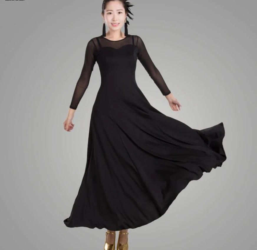 Mulheres Vestido de Baile para Dança, Dança Moderna Competição Traje, Valsa Tango, Vestidos Foxtrot Quickstep, Novo