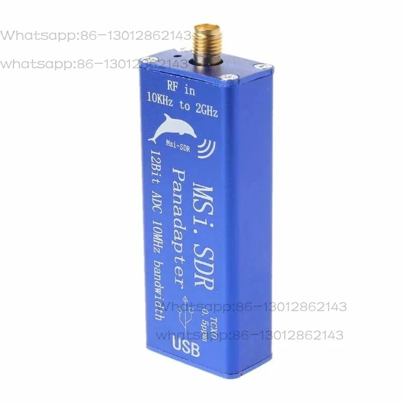 MSI-SDR 10kHz To 2GHz Panadapter SDR Receiver TCXO 0.5ppm 12-bit ADC HF UHF VHF FM  Compatible with RSP1
