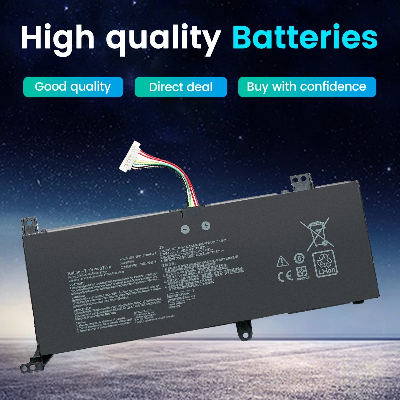 Somi C21N1818-2 C21N1818 Laptop Battery for ASUS VivoBook 15 X512FA X509FB A509FA A409FL F509FJ X509UA Rechargeable Bateria Pack