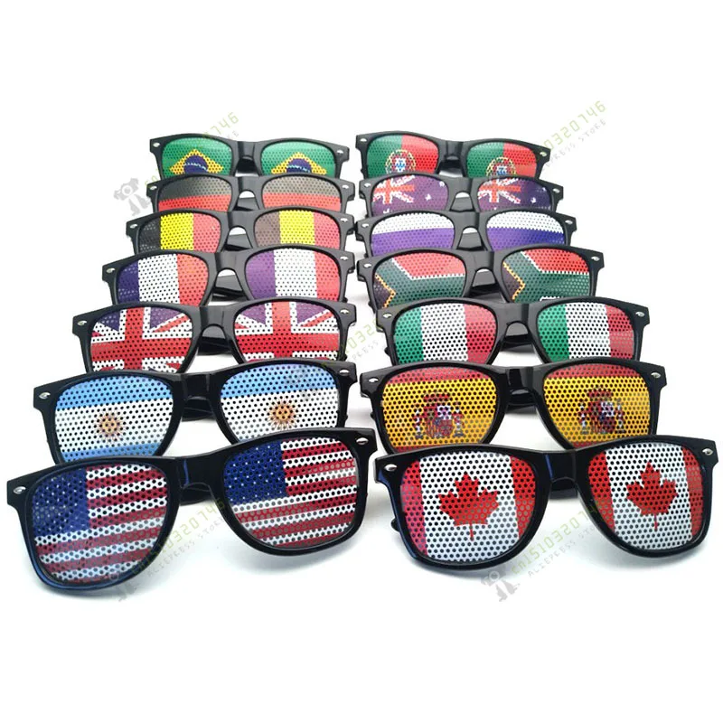 

2024 Germany European Flag Sticker Sunglasses Small Hole Sticker Sunglasses Bar Cheering Props Fan Gifts