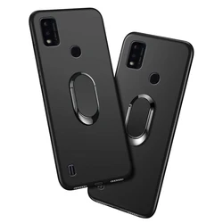 Cover For ZTE Blade A51 Case 6.52 Inch Red Blue Black Classic Finger Ring Soft Silicone Coque ZTE Blade A51 Funda