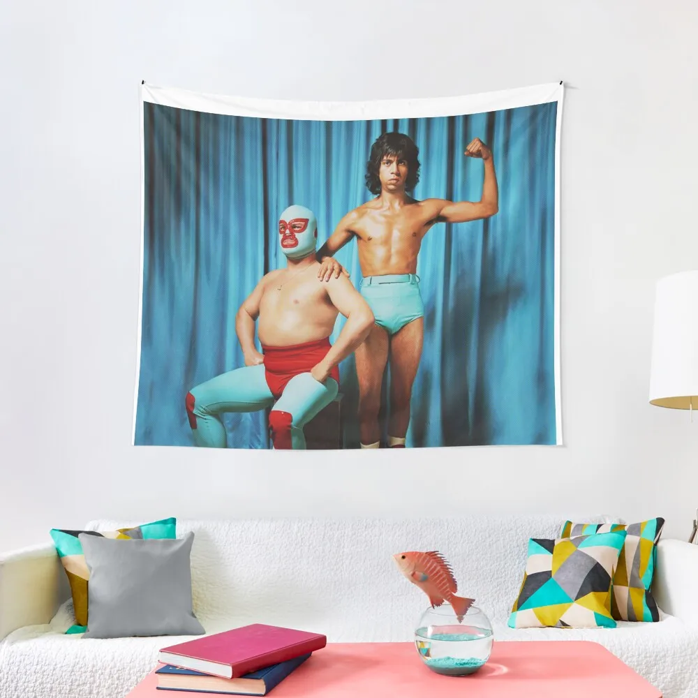 

Nacho Libre and Stephen Retro Poster Tshirt Tapestry Wall Deco Wall Decor Hanging Room Decor For Girls Decoration Wall Tapestry