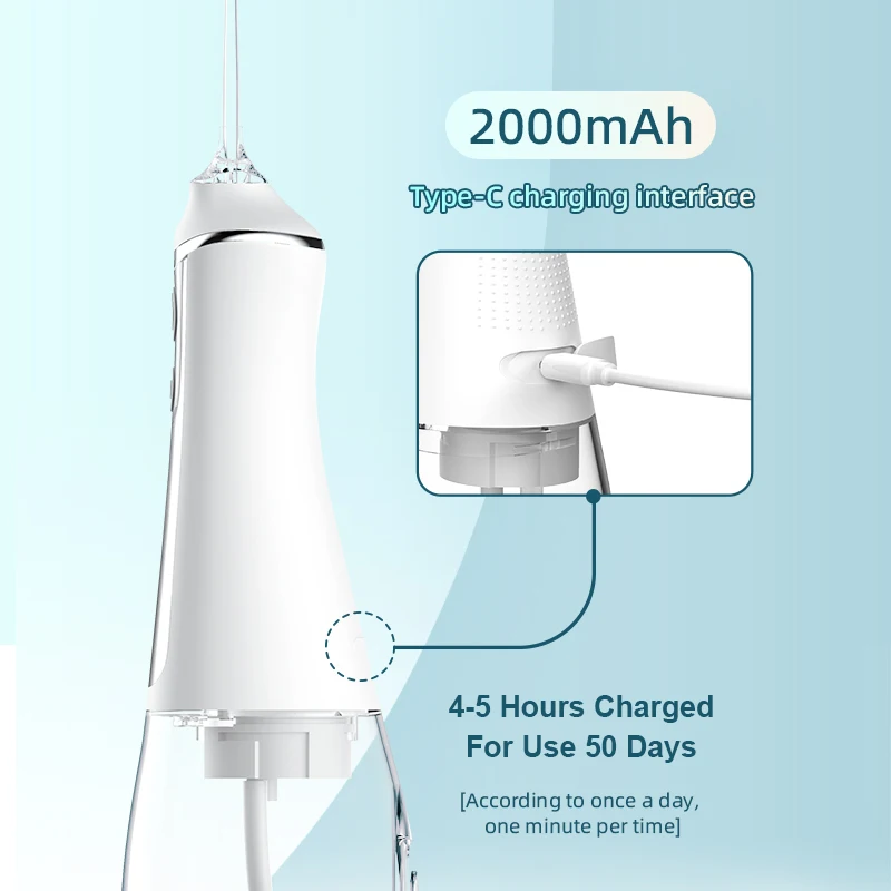 Xiaomi – irrigateur dentaire, Mode bricolage, 5 Jets, Jet d'eau, Machine à laver la bouche, nettoyage, irrigateur buccal Rechargeable par USB