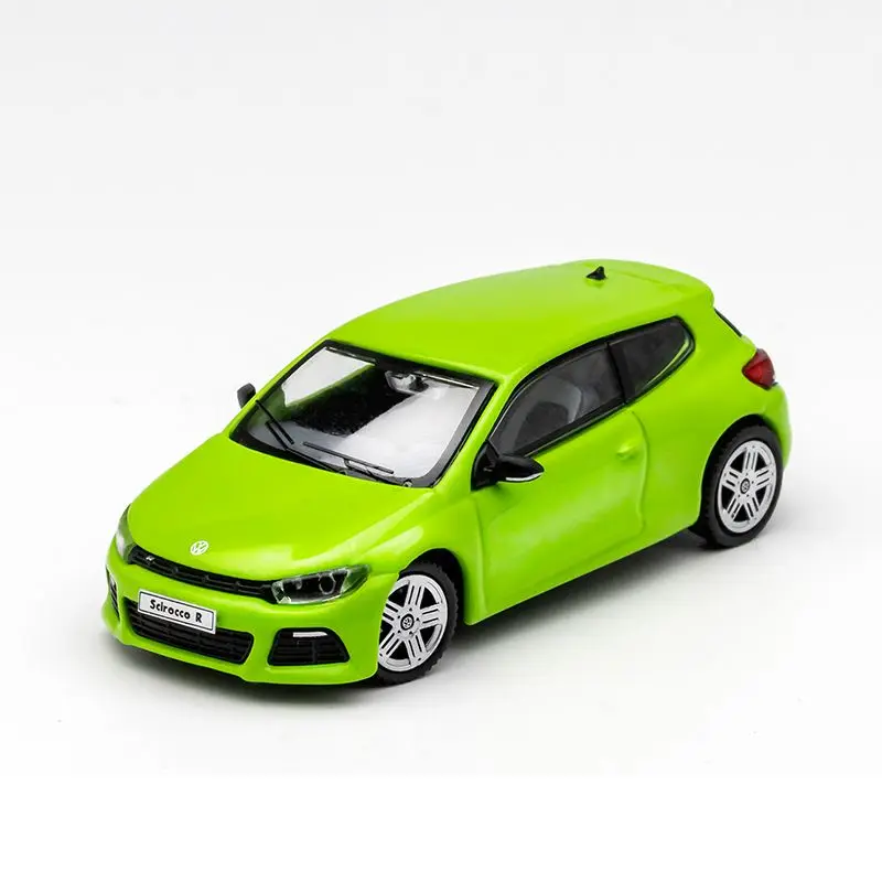 GCD 1:64 シロッコ R ホワイト/ブラック/グリーン/ブルー 合金製モデルカー 装飾オーナメント