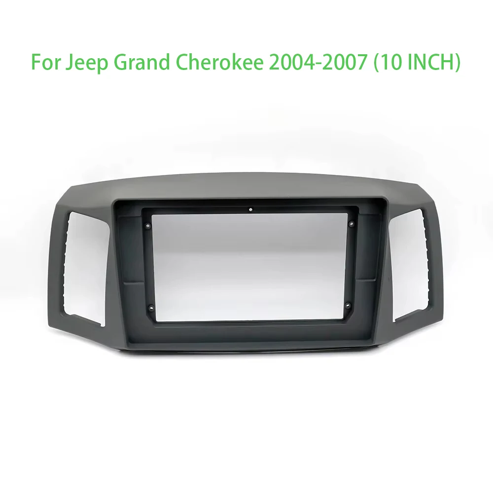

10 Inch Car Frame Fascia Adapter Canbus Box Android Radio Dash Fitting Panel Kit For Jeep Grand Cherokee 2004-2007
