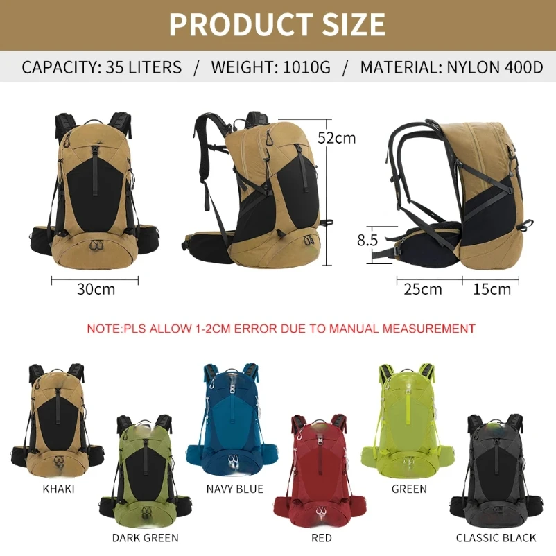 Waterproof Hiking Backpack 3