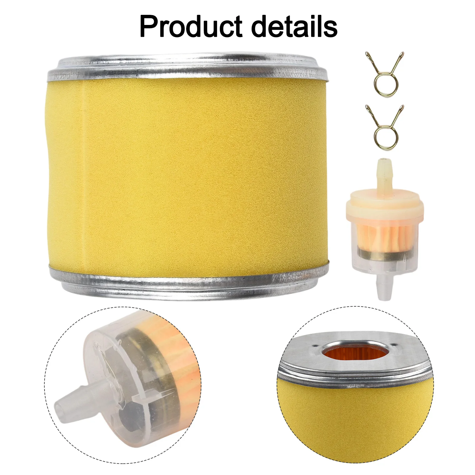 OEM Spec Air Filter Kit Compatible with For Honda For GX340 For GX390 Engines for Pressure Washer Lawn Mower and Pump Use