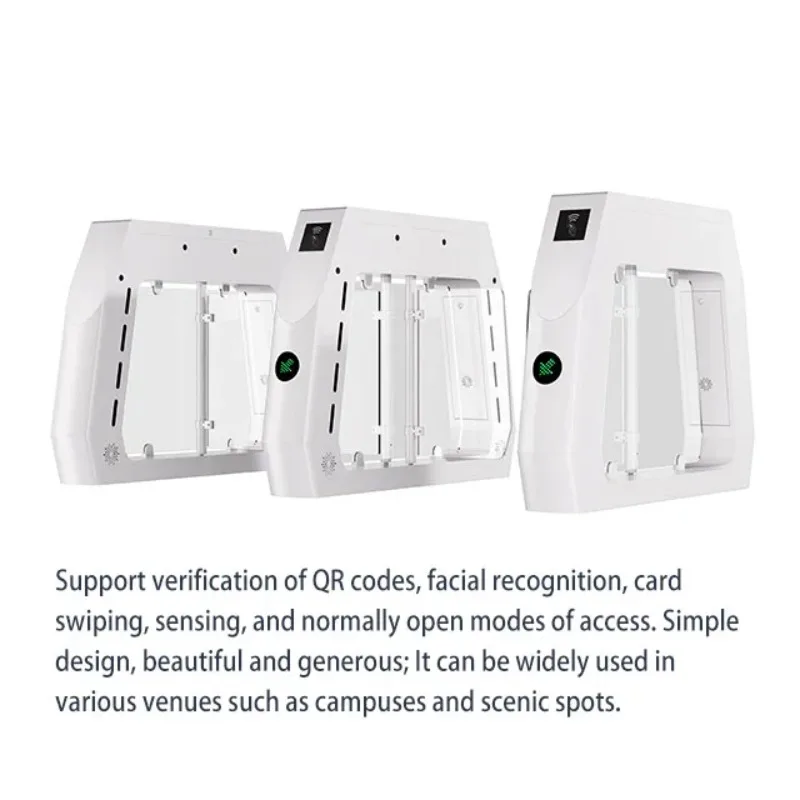 Swipe Entrance and Exit Gate Machine for Airport Trampoline Park Amusement Park Use Automatic Indoor Turnstile Card