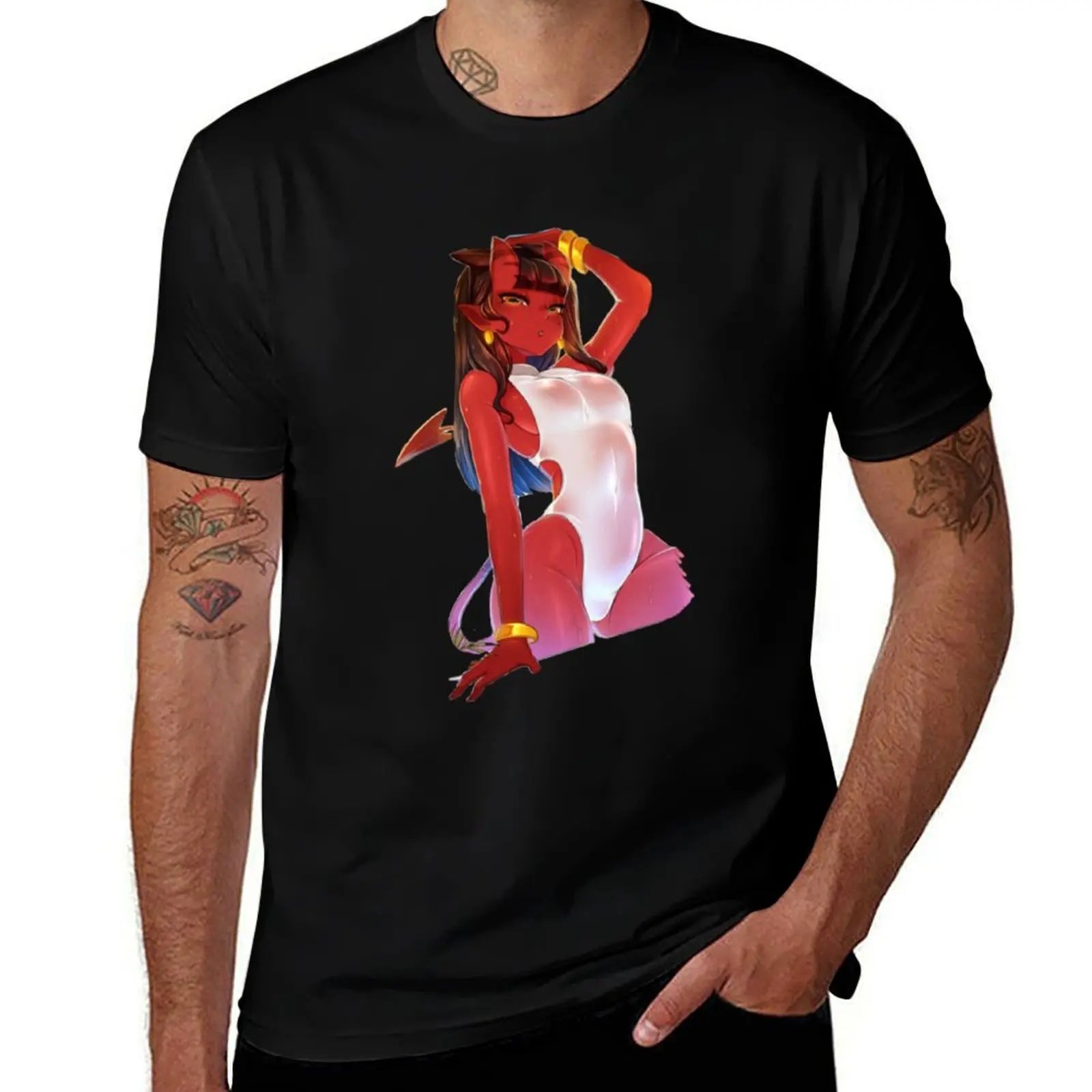 Hot Devil Succubus T-Shirt cotton t shirt pack man graphic t shirt t shirts for man pack white T-shirt