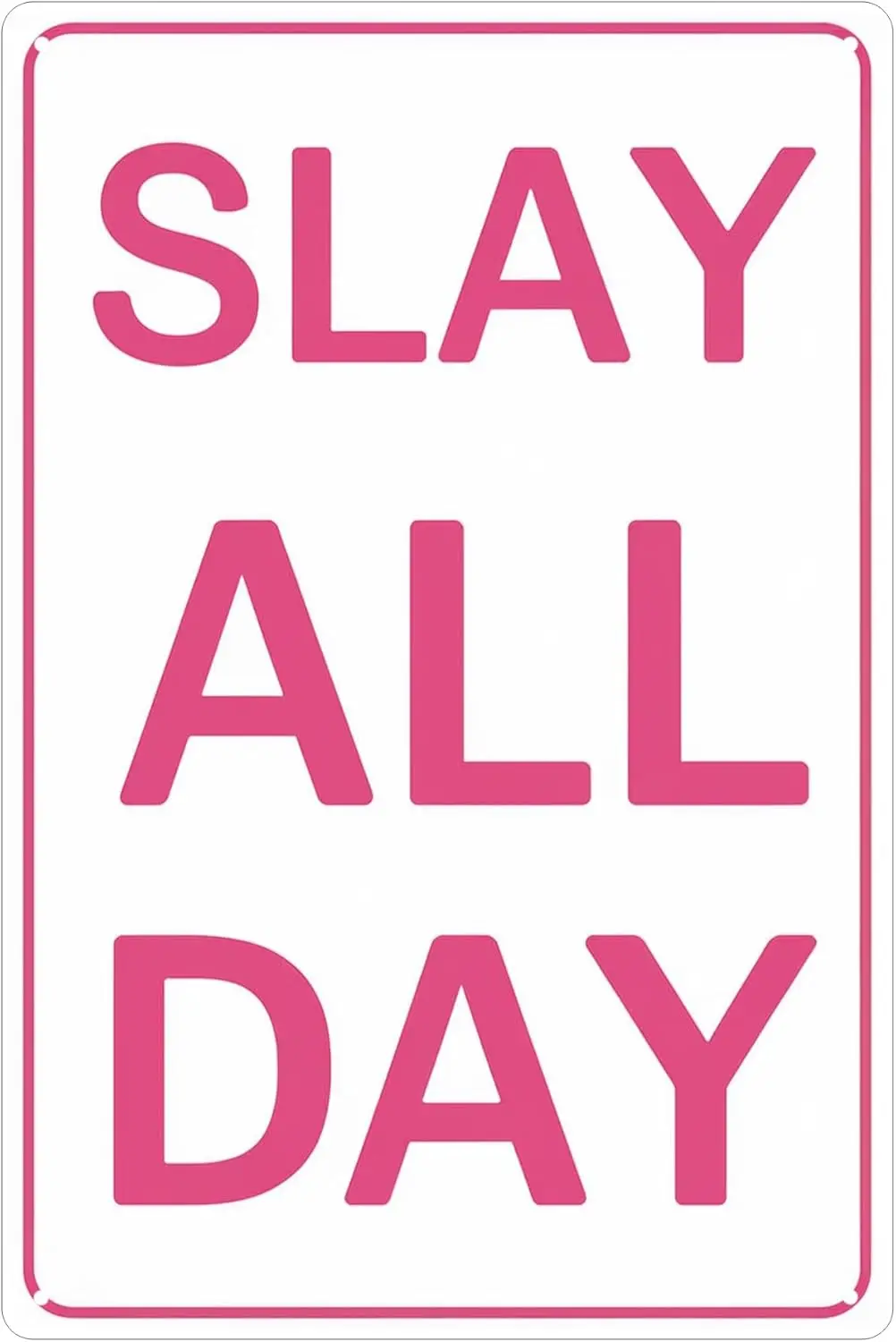 q1 ، الوردي القتل طوال اليوم علامة القتل Preppy الاشياء للفتيات 10 12 ملصق مضحك ديكور الغرفة الجمالية Preppy الاشياء لغرفة لطيف Ro #1