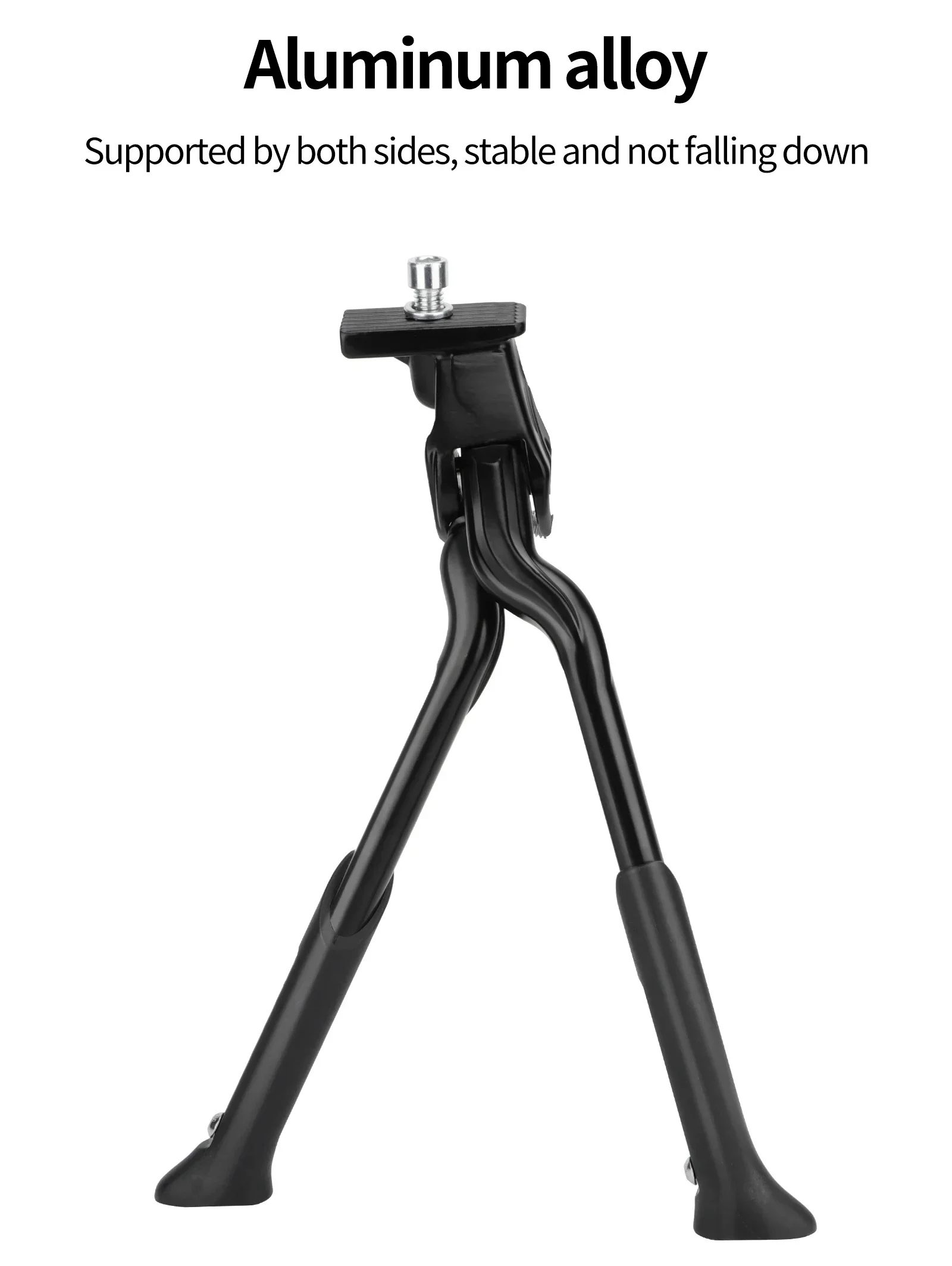 MEROCA Aluminiumlegierung Fahrrad-Doppelständer, verstellbarer Mittelständer, stabiler Parkständer für MTB, Rennrad, Faltrad. – Detail 4