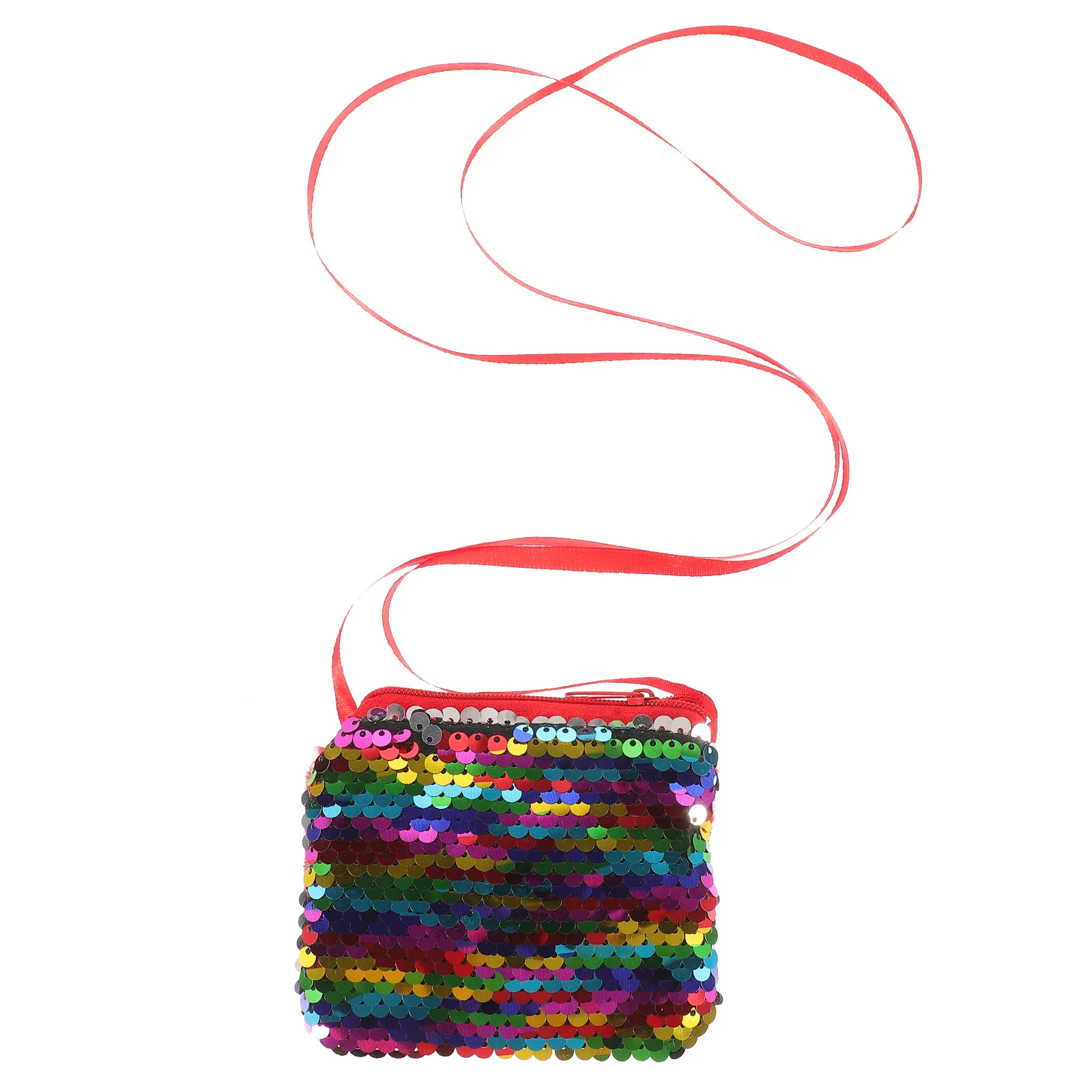 Bolsa crossbody pequena de lantejoulas alça de ombro única bolsa de mudança elegante para mulheres festa uso ao ar livre
