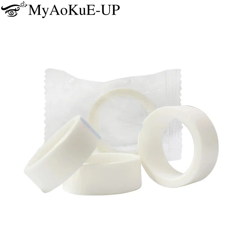 10pcs Eyelash Extension Tape Non-woven Wrap Paper Pad Under Eye Patches Lint Free Easy to Tear Professional Grafting Lash Tape