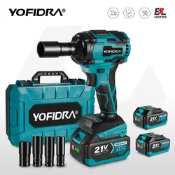 1000N.M Tork Fırçasız Elektrikli Darbeli Anahtar 1/2 inç Lityum İyon Pil Akülü Anahtar Elektrikli El Aletleri Makita 18 V Pil