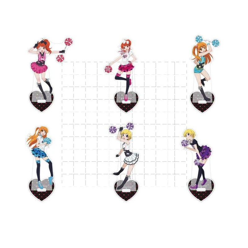 Game Amou June Takanashi Otoha Fukuhara An Acrylic Stand Doll Anime Ayase Naru Figure Model Plate Cosplay Toy for Gift