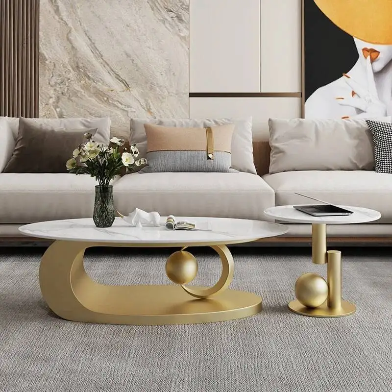 

Modern Coffee Table Minimalist Luxury Design Floor Gold Coffee Table Living Room Italian Modern Couchtisch Lounge Furniture