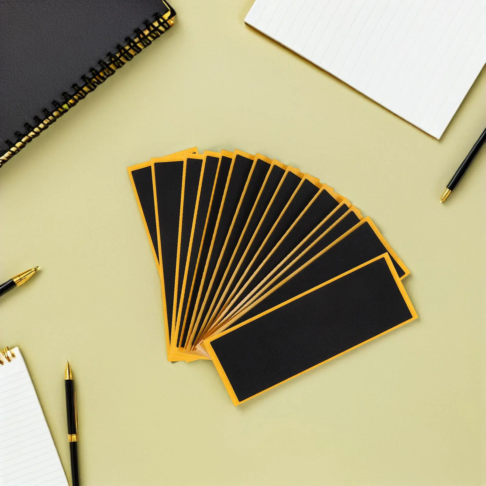 15Pcs Fingerboard Stickers Black Foams Tape Non-Slip Texture High-Quality Craftsmanship Fits Mini Skateboards Securely