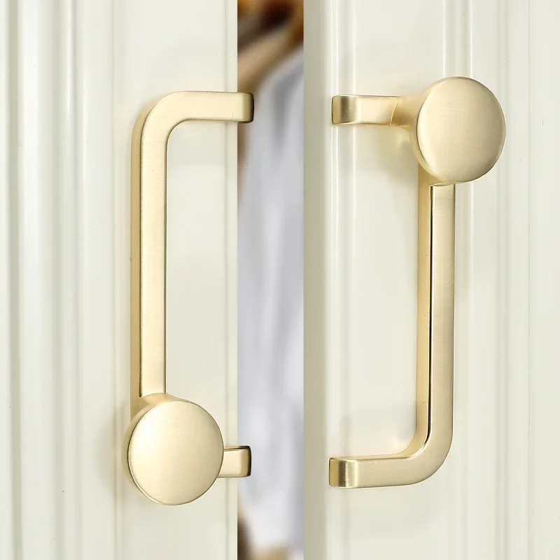 New Golden Wardrobe Door Handle Paired with Luxury Modern Simple Cabinet Bathroom Cabinet Door Handle Drawer drawer pulls
