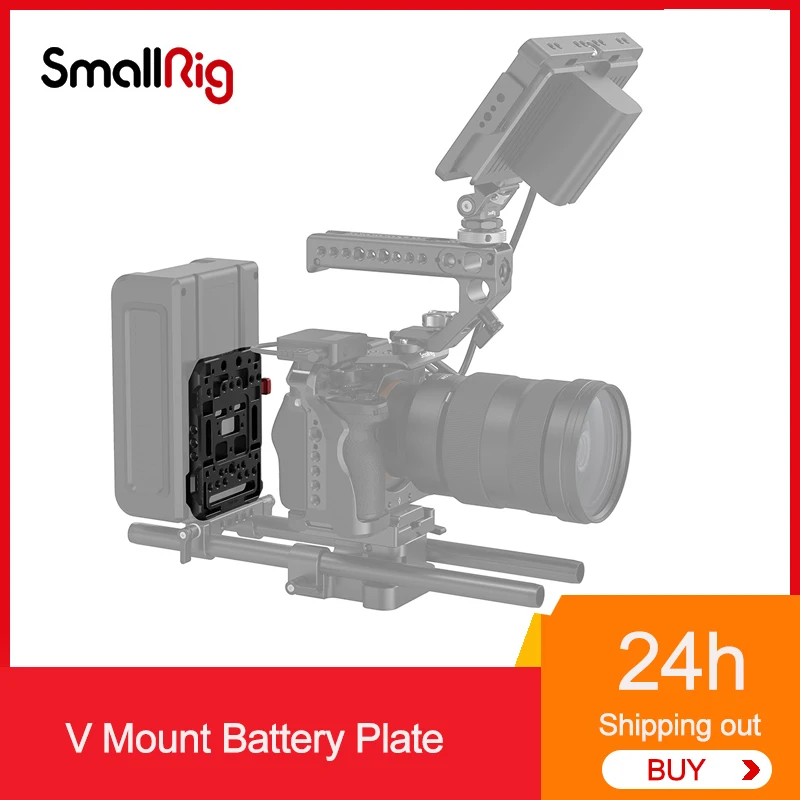 SmallRig V Mount Battery Plate V-Lock Mount Battery Plate Quick Release Plate Universal Camera Accessories