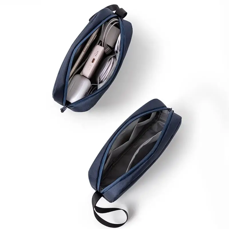 Power Bank Organizer Bag Electronics Gadget Holder Travel Storage Pouch for Cable Adapters Office Work School Supplies