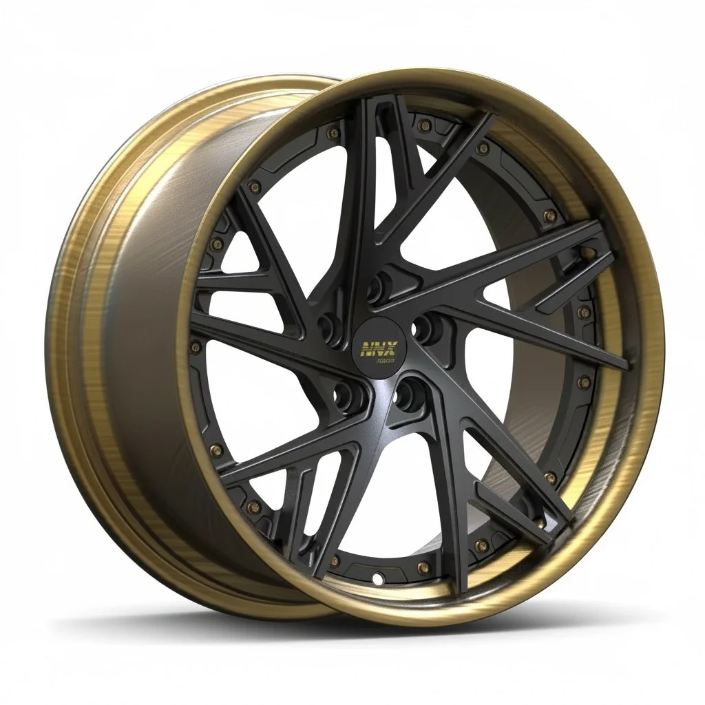 

Passenger Car Wheels 5x112 5x120 5x114.3 5x127 5x130, Brushed Staggered Rims 19 20 21 22 23 Inch, Polished Lip Wheels