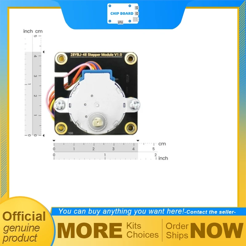 DFRobot 28BYJ-48 Geared Stepper Motor Kit with Control Driver Board 5V 0.9kgf·cm Torque for Arduino STEM Robot Projects