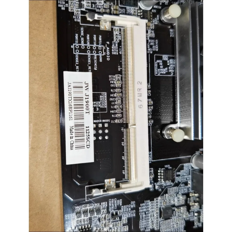 For J1900 JW J1900T integrated industrial control ultra-thin main board supports MSATA/12V DDR3 100% detection.