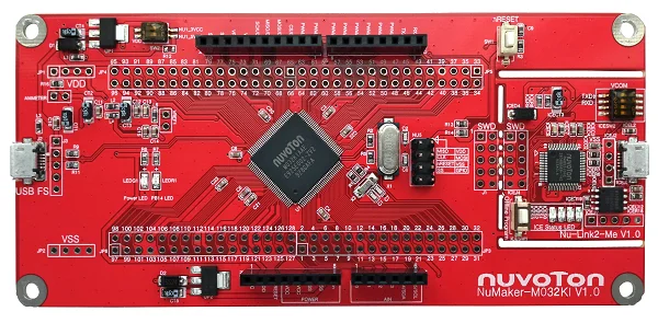 Nuvoton new tang NuMaker development board NuMaker-M032KI development board