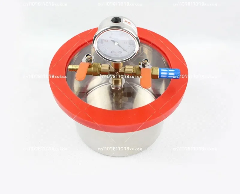 NEW Vacuum Degassing Chamber 3L Stainless Steel 20CM Diameter Epoxy Resin Vacuum Defoaming Barrel 12MM Thickness Acrylic Cover