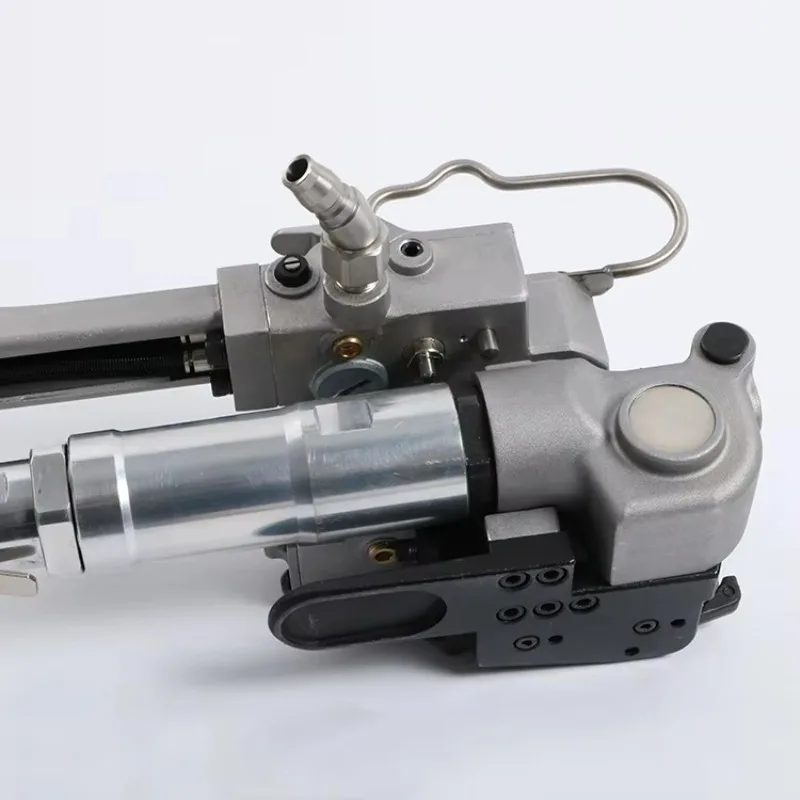 Incluye herramienta de flejado neumática manual combinada de banda PET XQD-19 para banda de polietileno de 13-19 mm