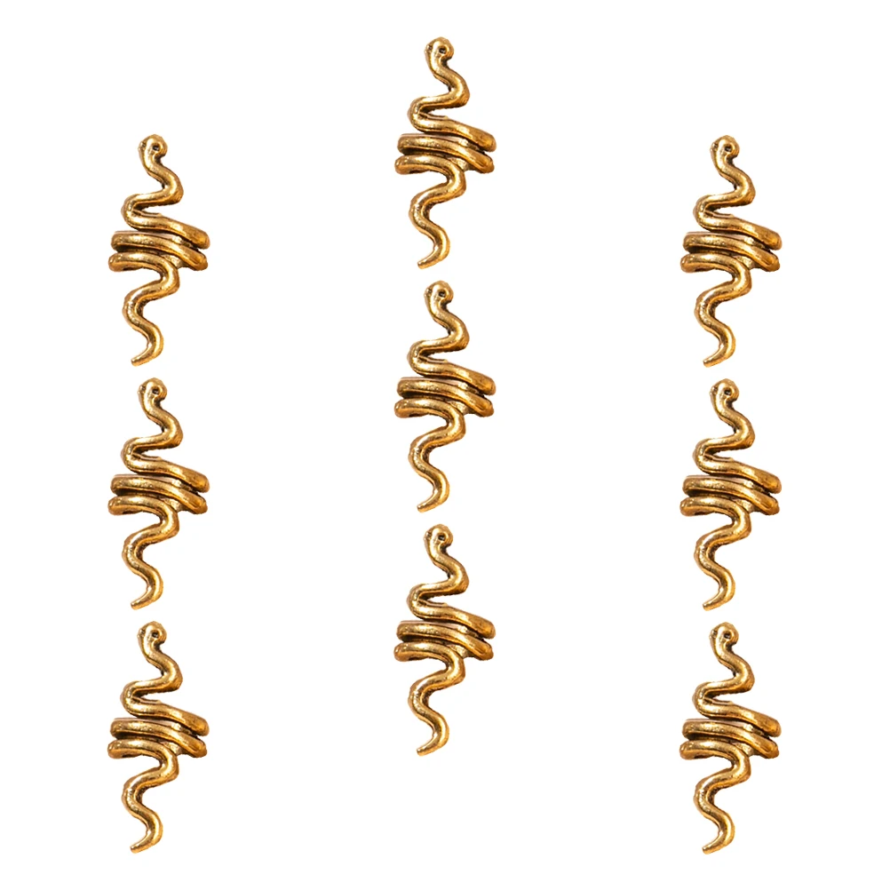 

9pcs Rings Hair Rings Reusable Metal Beads Dreadlocks Cuffs Hair Braids Accessories Jewelry Dreadlocks Cuffs Gifts
