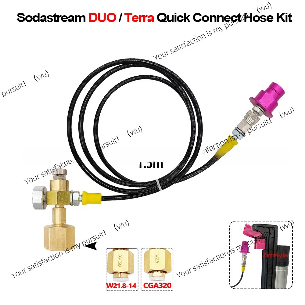 

The new soda sparkling water machine quickly connects the large bottle to the trachea
