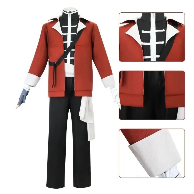 

Anime Frieren Cosplay Costume Stark Cos Outfits Coat Full Set With Wig for Halloween Carnival Roleplay Party Stage Performance