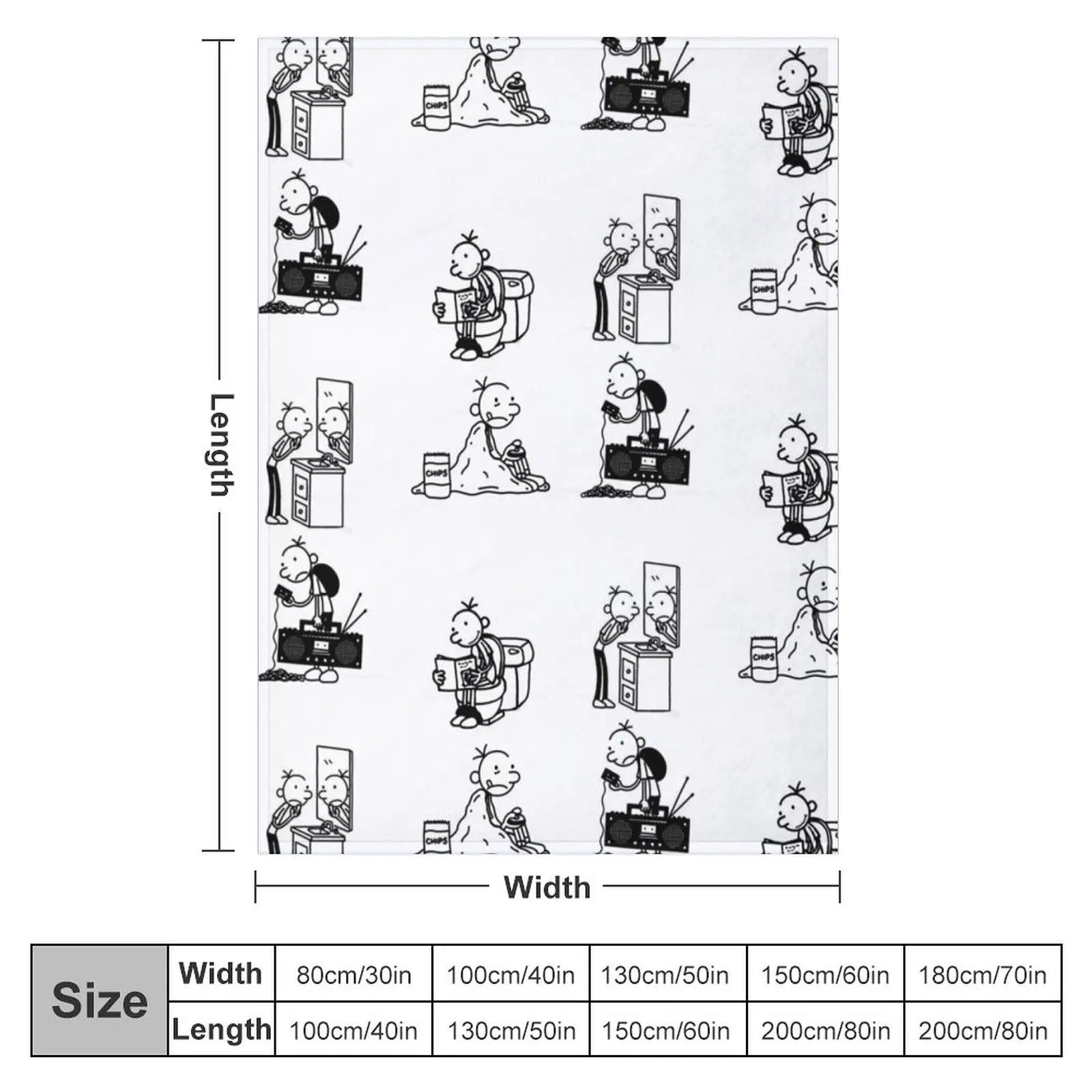 Wimpy Kid 4 states of Greg Heffley Throw Blanket Sofas Summer Bedding Blankets Designer Blankets