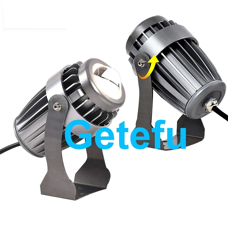 10 W LED-Strahler, Wandwaschlichter, wasserdicht, schmaler Strahl, Flutlicht, 180 Grad verstellbar, für Gebäudelandschaften – Detail 1