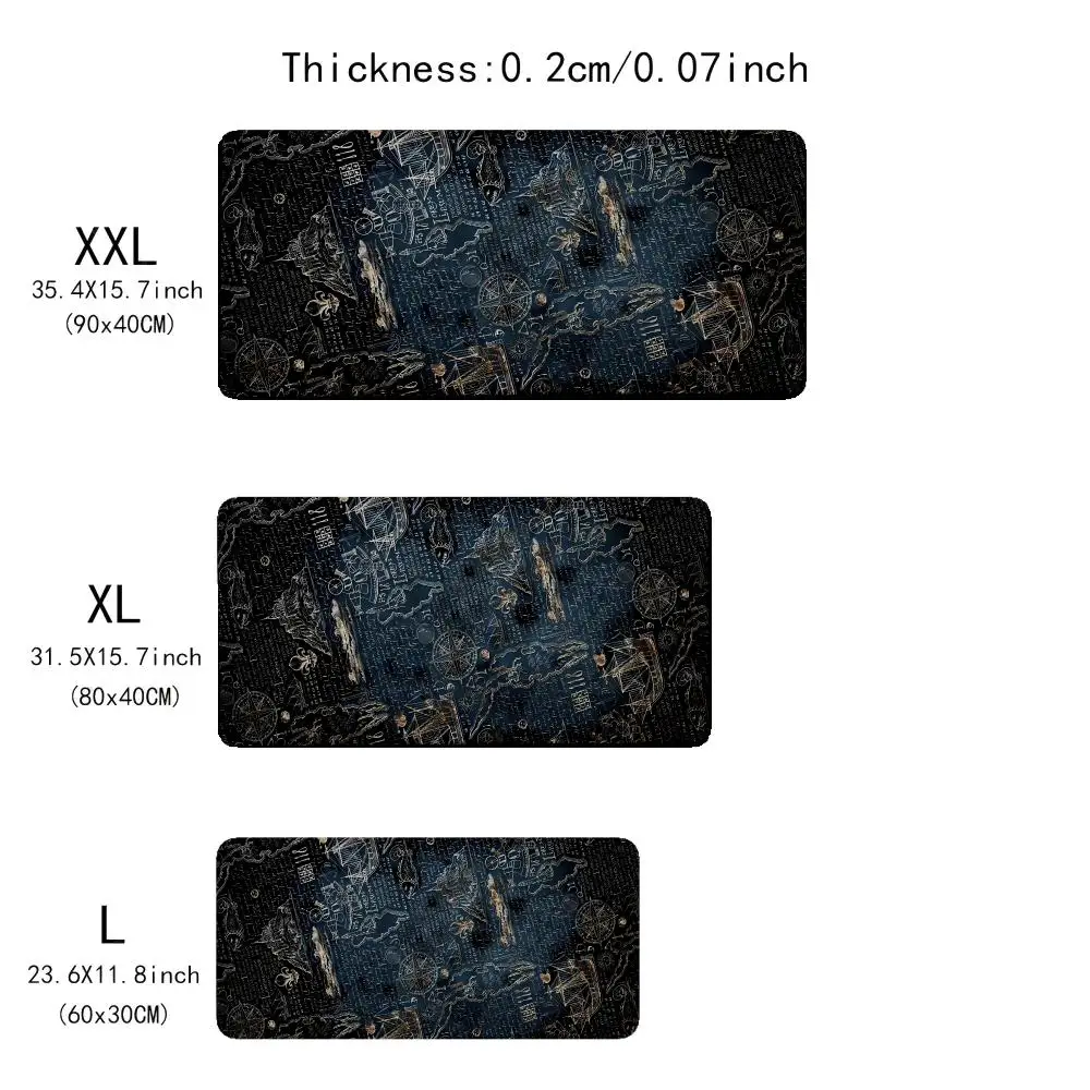 

Негабаритный коврик для мыши с замком для игровой клавиатуры компьютера и стола