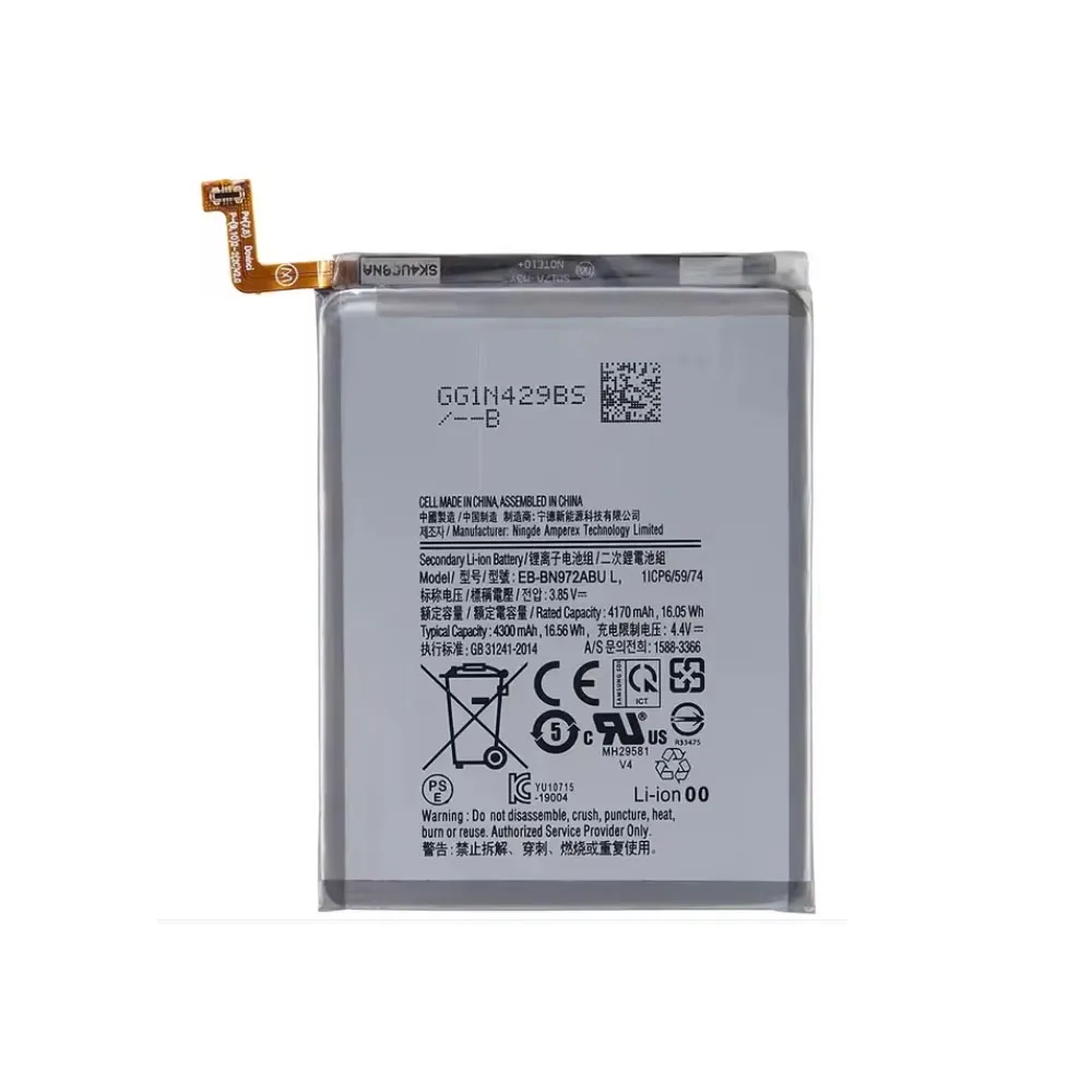 2025 Years  Flash sales  EB-BN972ABU 4300mAhFor Samsung Galaxy Note 10+ Note 10 Plus SM-N975F SM-N97 capacity battery+ free tool
