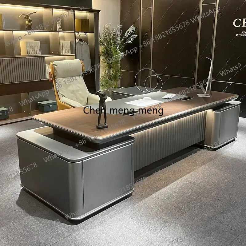 

Storage Drawer Office Desk Modern Wooden Computer Decoration European Office Desk Display Nordic Ufficio Commercial Furniture
