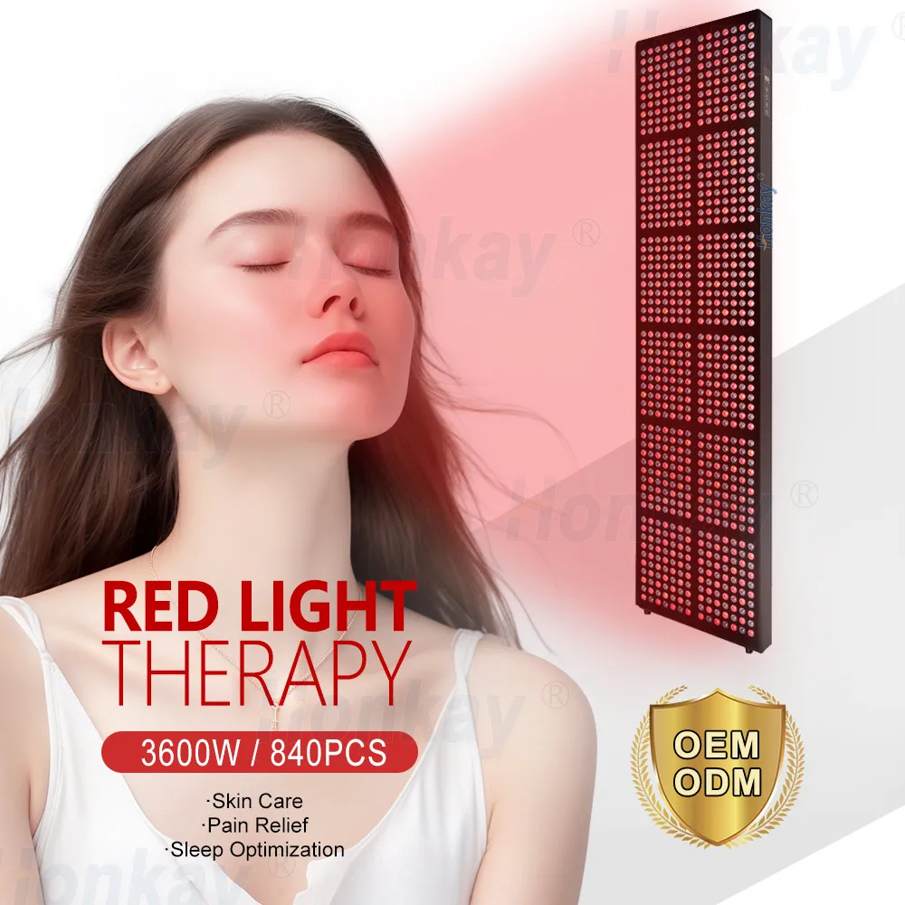 

3600W Full Body Red Light Therapy Panel 660nm 850nm Near Infrared LED Light for Skin Rejuvenation Anti Aging